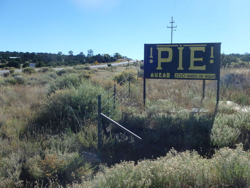 GDMBR: Looking eastward along US-60 in Pie Town, New Mexico.